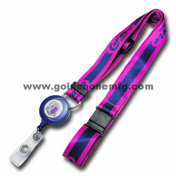 Hochwertiges, individuell bedrucktes Nylon-Lanyard