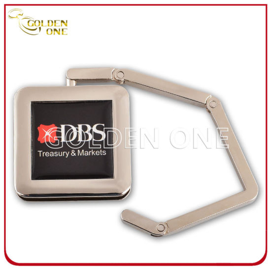 Individuell bedruckter & Epoxid-Logo-faltbarer quadratischer Handtaschenhalter