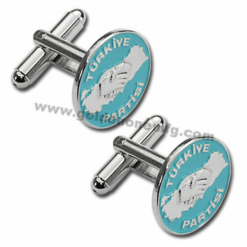 Promotion Fashion Design Kundenspezifischer Manschettenknopf aus Metall