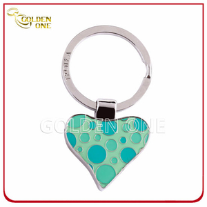 Werbegeschenk Herzform Soft Emaille Metall Schlüsselanhänger