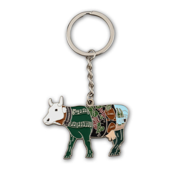 Benutzerdefinierte Gravur Schlüsselform Metall Schlüsselanhänger mit Flaschenöffner