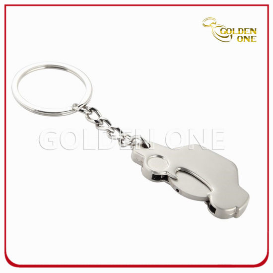 Promotion Auto Form Metall Trolley Münzschlüsselhalter