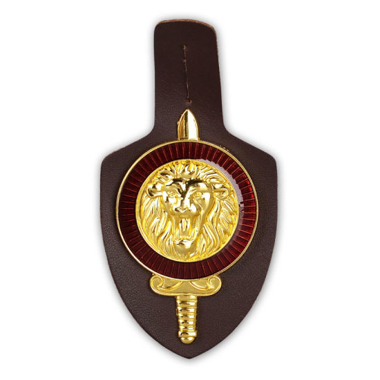 Benutzerdefinierte Militär-Emblem-Leder-Abzeichen-Halter