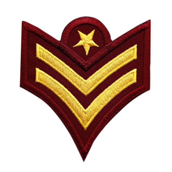 Kundenspezifischer Logo-Stoff-Emblem gewebter Aufnäher als Geschenk
