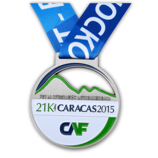 Custom Shiny Nickel Soft Emaille Metallmedaille mit Weinkorkenzieher