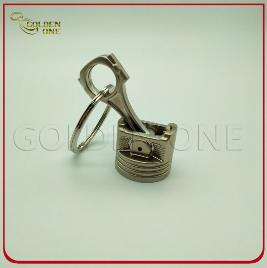 Fabrik-günstiger Preis-kundenspezifischer Metallkolben Keychain