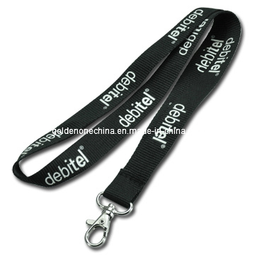 Personalisierter ID-Ausweishalter aus bedrucktem Polyester mit Kordel