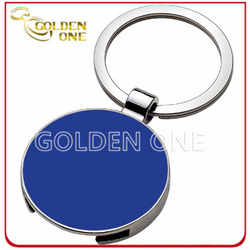 Schlüsselanhänger aus Metall mit Münzhalter, direkt ab Werk