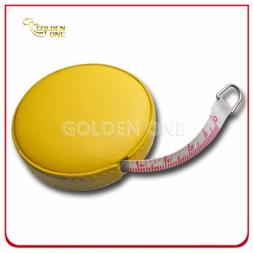 Werbegeschenk PU-Leder-Kreis-Mini-Maßband