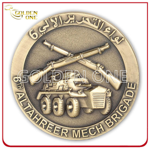 Kundenspezifische gestanzte Messing-Streitkräfte-Metall-Marinemünzen-Herausforderungsmünze