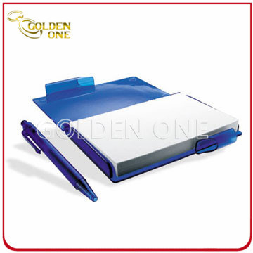 Heißer Verkaufs-Taschen-Notizbuch aus eloxiertem Aluminiumleder mit Kugelschreiber