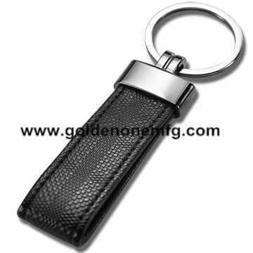 Promotion Giftwoven Strap Metal Schlüsselanhänger