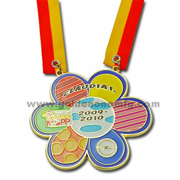 Custom 3D Sculpted Running Award Medaille aus Metall