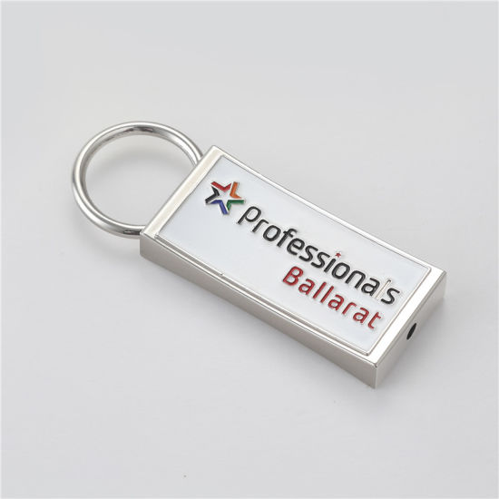 Promotion Schlüsselanhänger aus vernickeltem Kalendermetall