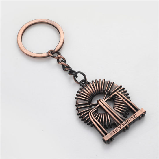 Kundenspezifisches Andenken-Geschenk-Metall Keychain des Entwurfs-3D (CK44)