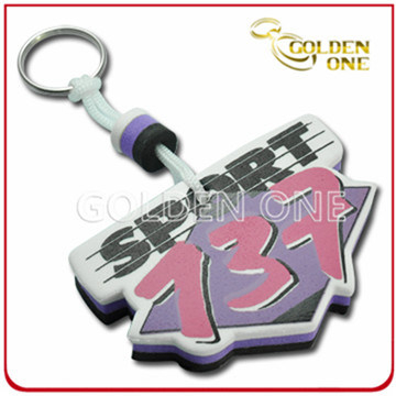 Art- und Weisekundenspezifischer Drucksport-weicher PVC-Schlüsselring