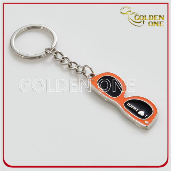 Fertigen Sie antike Goldbitcoin-Metallandenken Keychain kundenspezifisch an