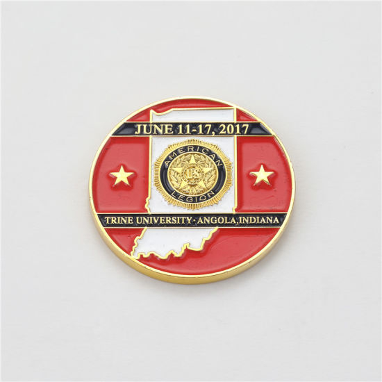 Promotion Custom Beschichtung Soft Emaille Metall Herausforderungsmünze