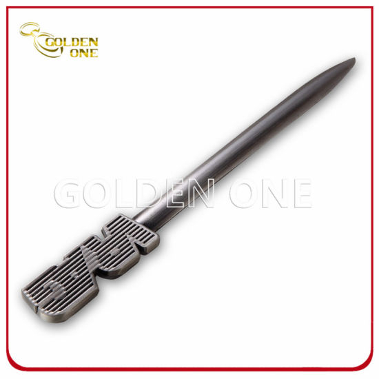 Mode Silber überzogener Brieföffner in Schwertform aus Metall