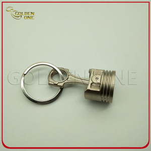 Fabrik-günstiger Preis-kundenspezifischer Metallkolben Keychain