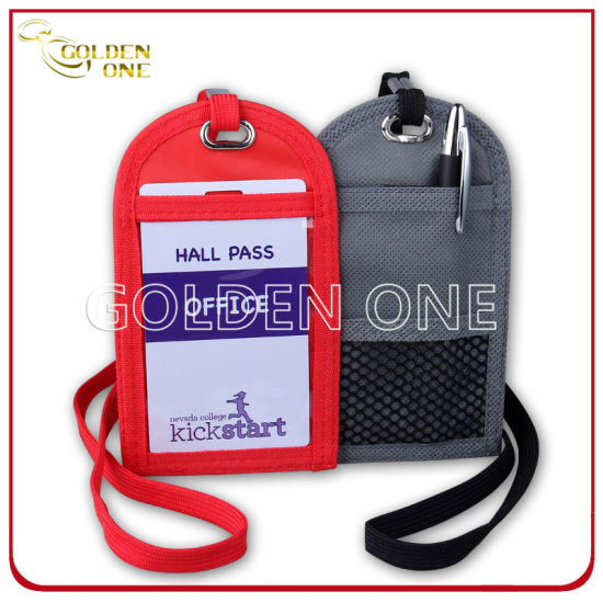 Heißer Verkauf überlegener Polyester-Ausweishalter mit Lanyard