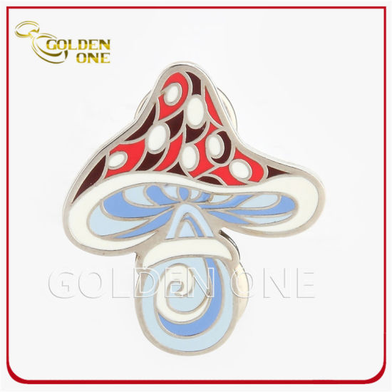 Personalisierte Schnurrbart-Form, harter Emaille-Pin-Abzeichen