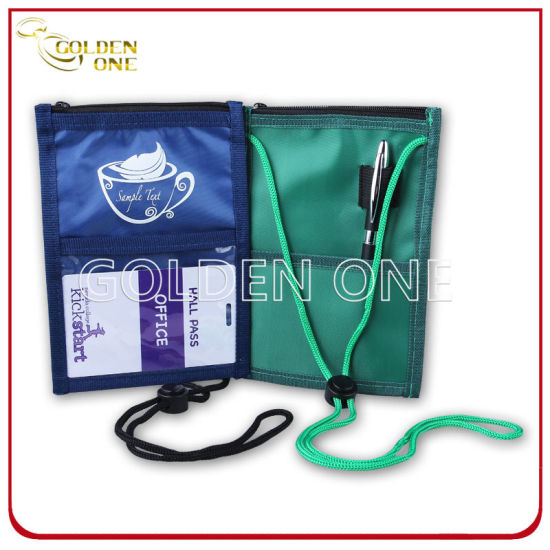 Heißer Verkauf überlegener Polyester-Ausweishalter mit Lanyard