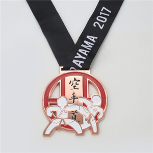 Benutzerdefinierte Taekwondo Kungfu Sport Metall weiche Emaille-Medaille