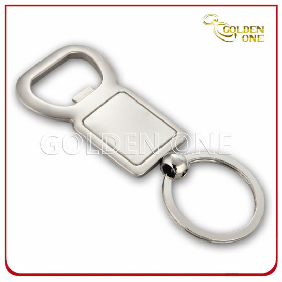 Großhandel Stainess Stahl personalisierte Dekoration graviert individuelles Logo Emaille Metall 3D Flaschenöffner Schlüsselanhänger