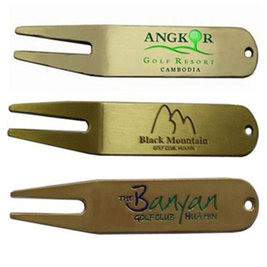 Niedriger Preis, personalisiertes, weiches Emaille-Metall-Golf-Divot-Werkzeug