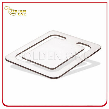 Neuartiges Design, quadratische Form, Büroklammer aus Edelstahl