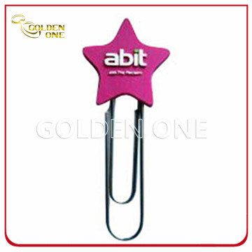 Hot Selling Star Mold Injection Weich-PVC-Lesezeichen
