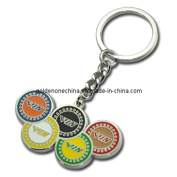 Kundenspezifischer schwebender Schlüsselanhänger aus weichem Kunststoff mit Siebdruck