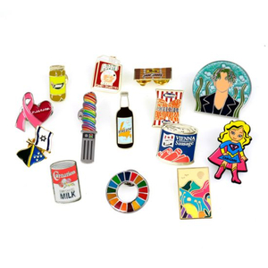 Werbegeschenk Günstige Custom 3D Logo Cartoon Style gedruckt weich hart Cloisonne Emaille Eisen Messing Metall Revers Pin