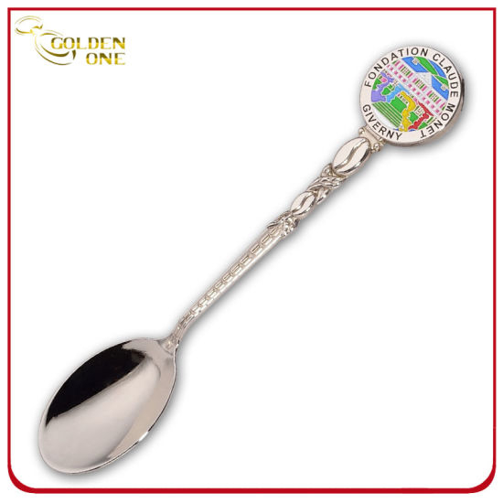 Kundenspezifischer Zinklegierungs-Nickel überzogener Andenken-Geschenk-Metalllöffel