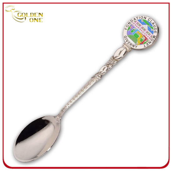 Kundenspezifischer Zinklegierungs-Nickel überzogener Andenken-Geschenk-Metalllöffel