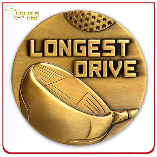 Maßgeschneiderte vergoldete Herausforderungsmünze