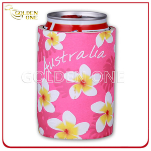 Fashion Design Neopren Wärmeübertragungsdruck Flasche Stubby Halter