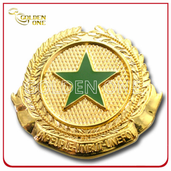 Benutzerdefiniertes feinpoliertes Druckguss-Metall-Militärmedaillenabzeichen
