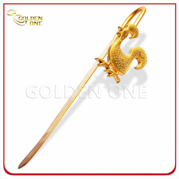 Kundenspezifisches Hahn-Form-Vergoldungs-Metallbuchzeichen
