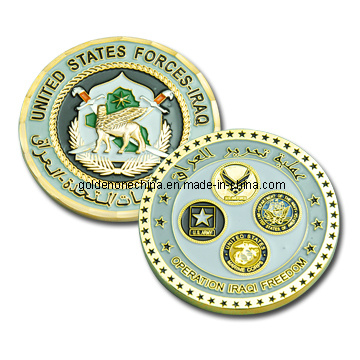 Benutzerdefiniertes 3D-Logo U. S Army Military Challenge Coin