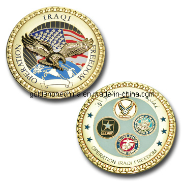 Antike Messing-Druckguss-Zinklegierung, benutzerdefinierte 3D-Souvenir-Münze