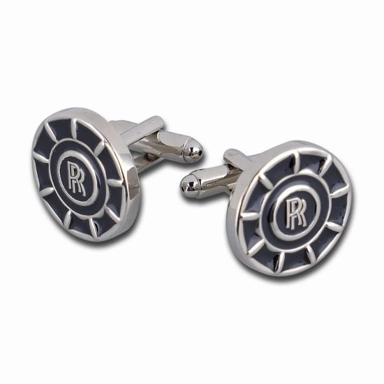 Brillenform, neuartiges Design, kundenspezifische Krawattenklammer aus splitterbeschichtetem Metall