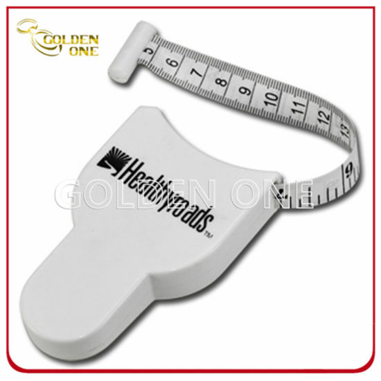 Kundenspezifisches Druck-PU-Leder-Kreis-Form-Mini-Maßband