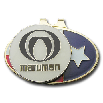 Golfreparatur-Divot-Werkzeug aus mattem Nickel mit magnetischem Ballmarker