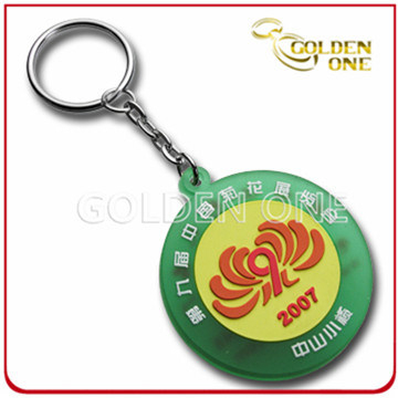 Kundenspezifischer Offsetdruck-Silikon-Weich-PVC-Schlüsselanhänger