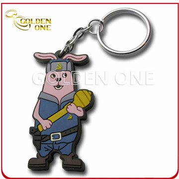 Hochwertiger Kunststoff-Offsetdruck, weicher PVC-Schlüsselanhänger