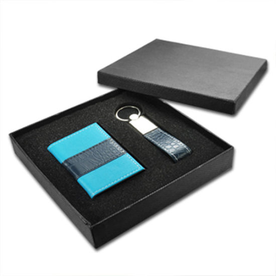 Geschenkset mit Kugelschreiber und Schlüsselanhänger aus Metall