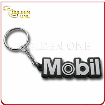 Fashion Design Schlüsselanhänger aus weichem PVC mit Prägung