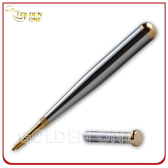 Kundenspezifischer Baseballschläger-Form-Kugelschreiber aus doppelt überzogenem Metall
